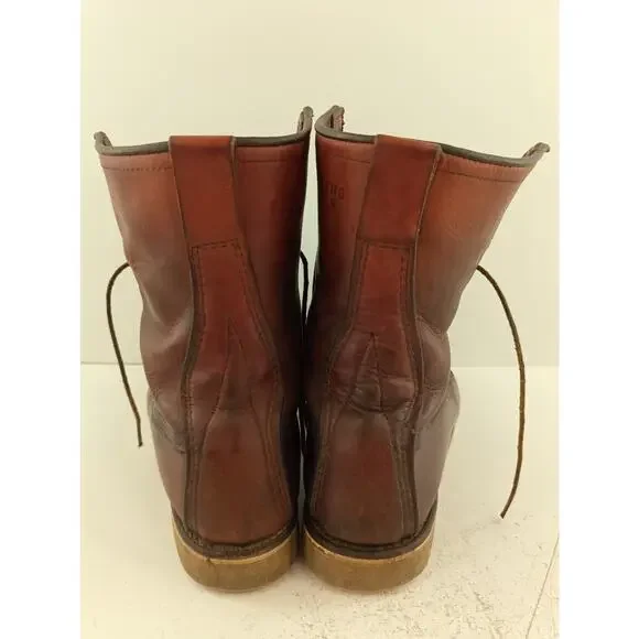 Vintage Red Wing Irish Setter Sport Boot USA Men's Moc Toe Work Boots See Desc